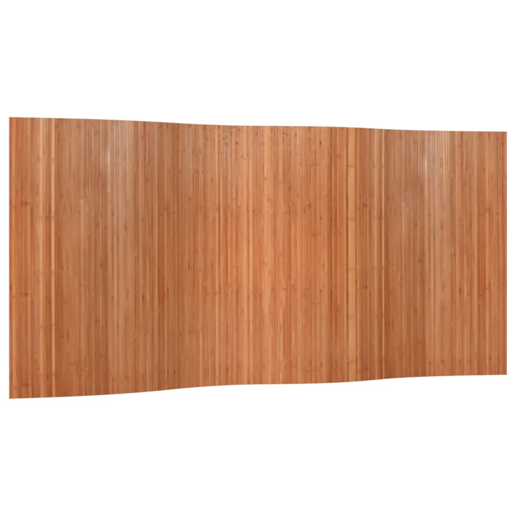 Room Divider Brown 165x400 cm Bamboo